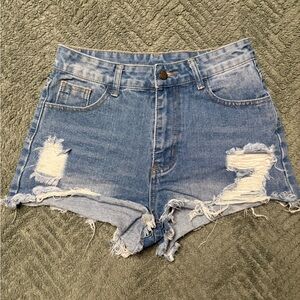 🤍3/$20 - SHEIN Blue Jean Shorts Distressed Denim Casual